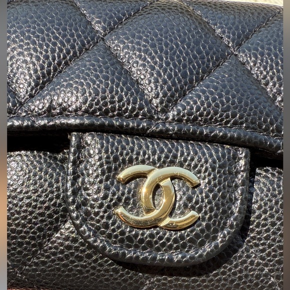 Chanel classic o-key holder black caviar - Picture 11 of 12